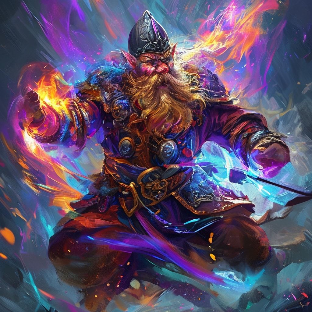 dwarven viking slow mage