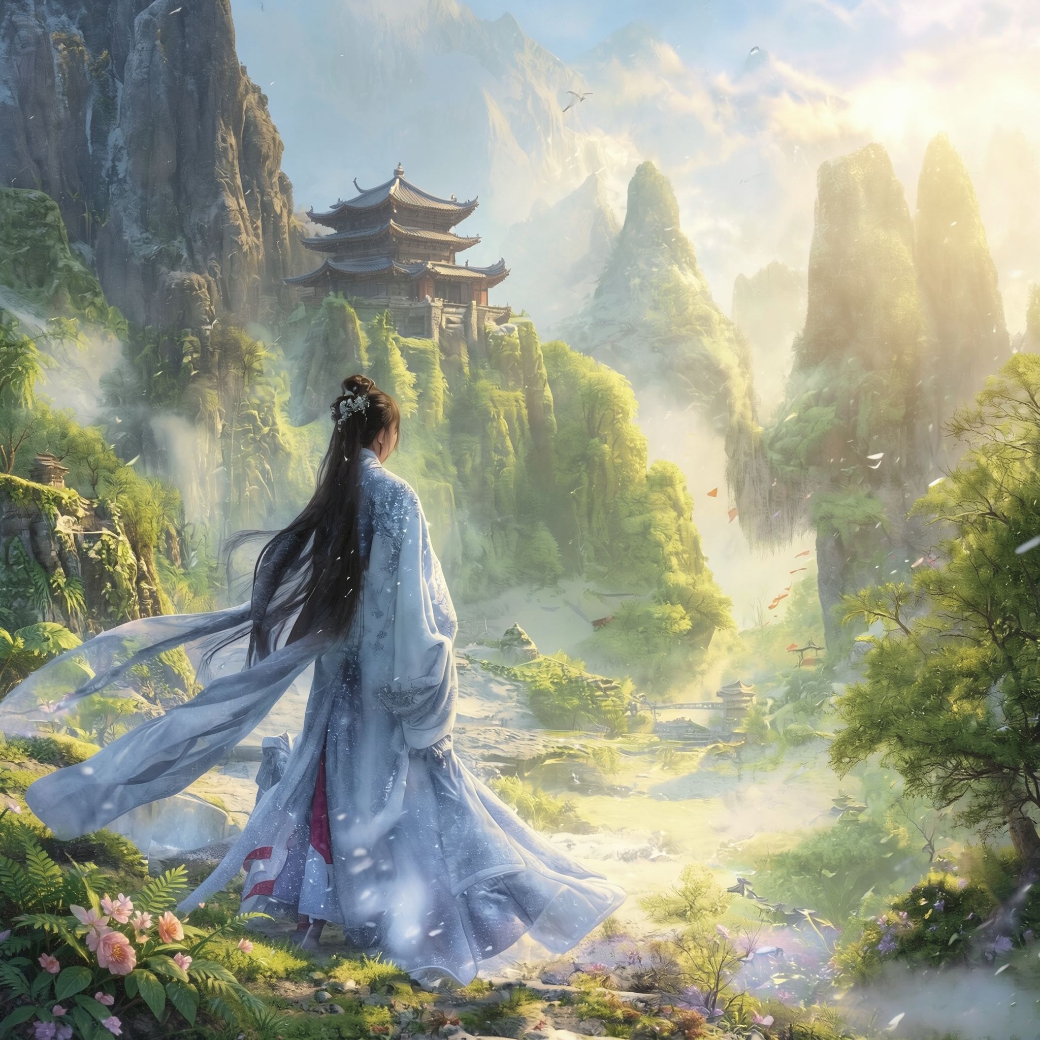 summer fantasy background