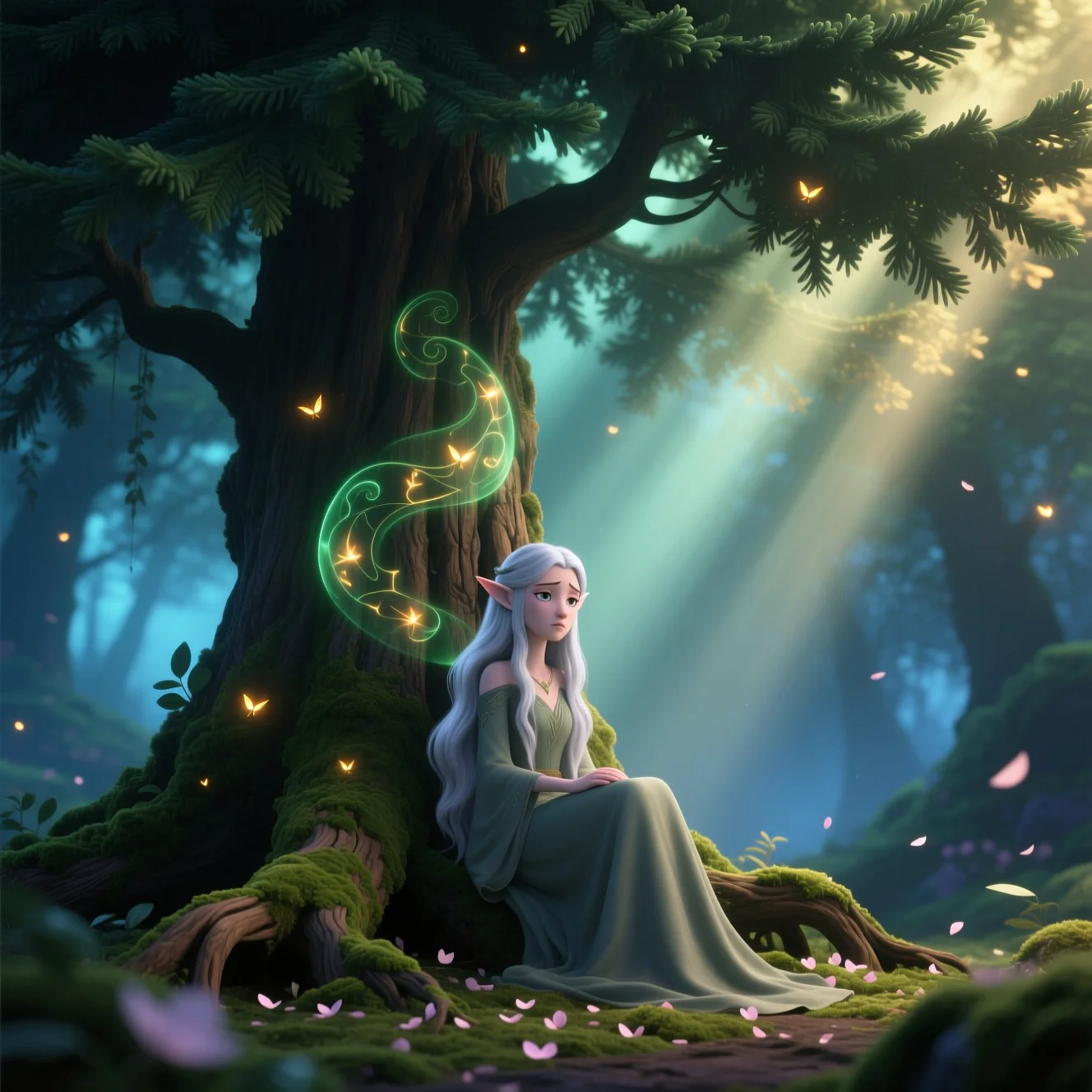 Втрата як перехід(*Тінь вічнозеленого дерева*("Lumbë laure"))