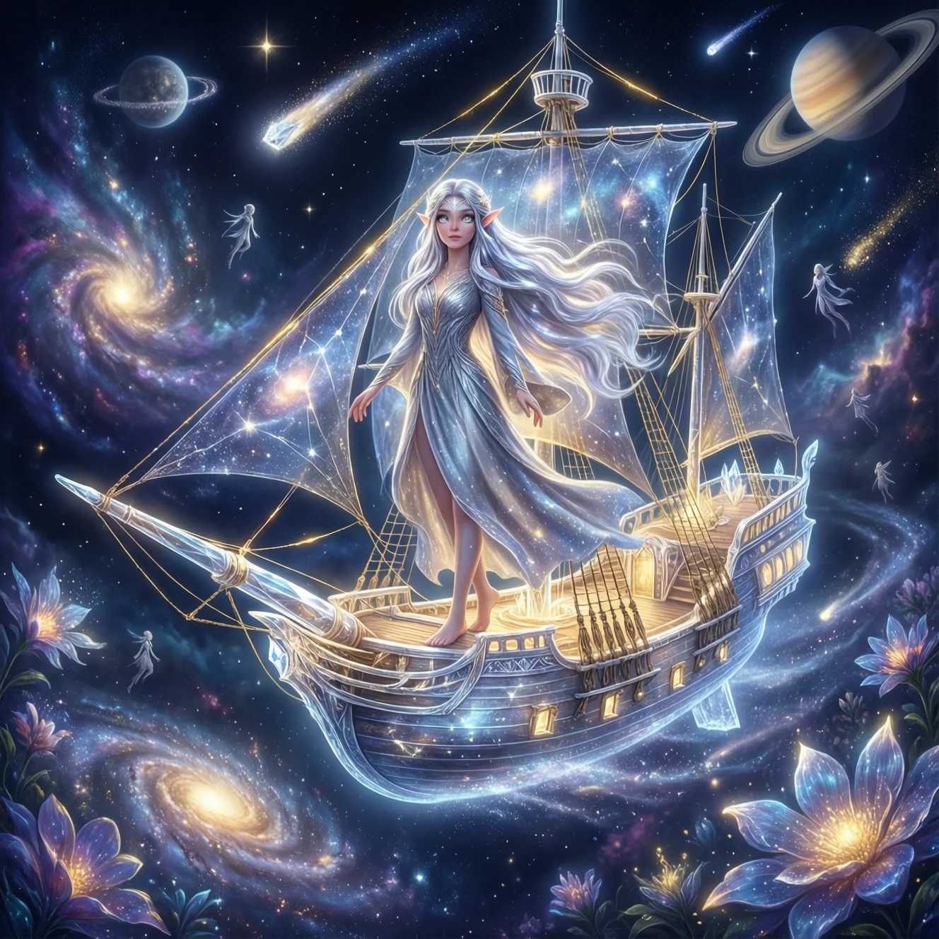 *Зоряна Корабельна Пісня*("Lîr Cîr Elen")