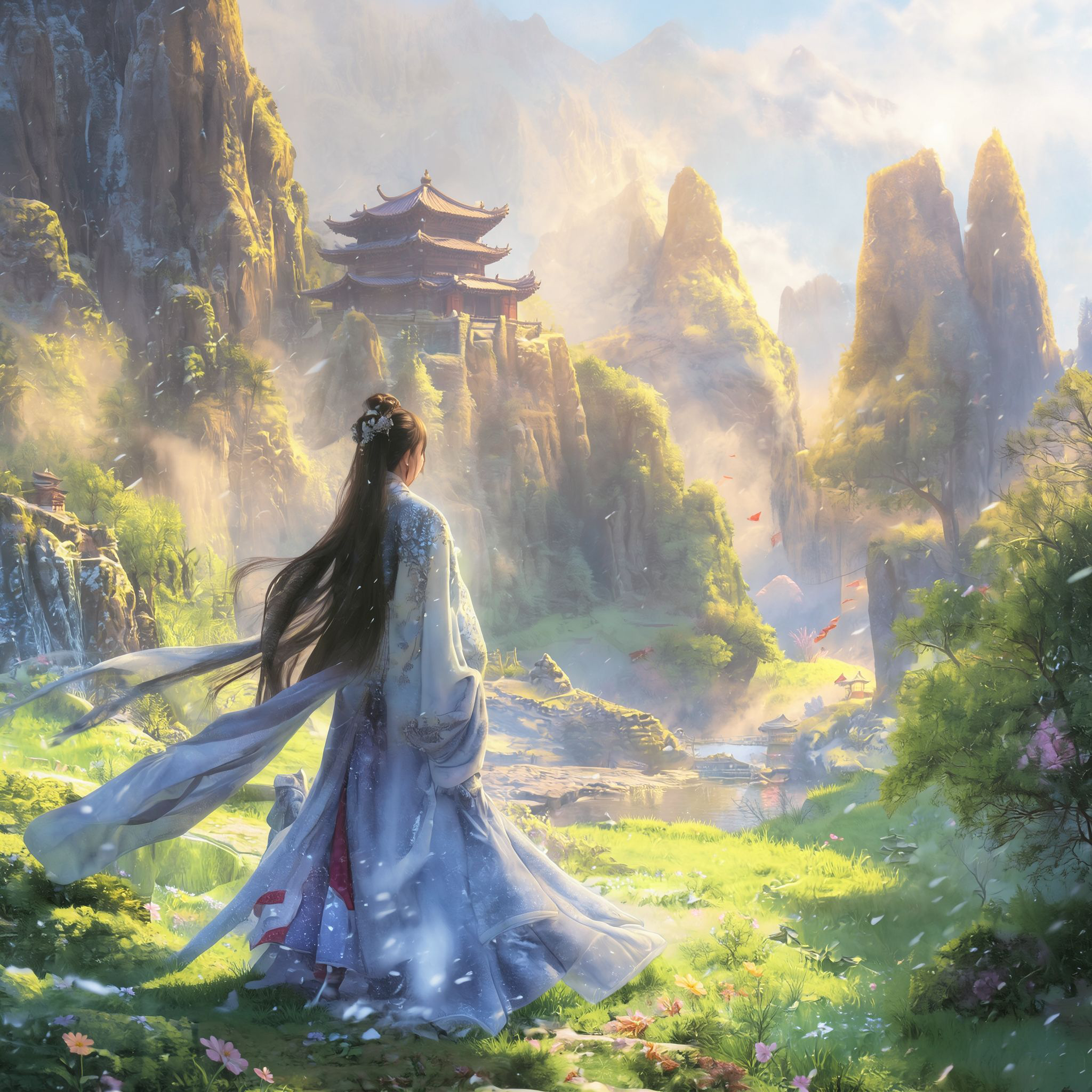 summer fantasy background