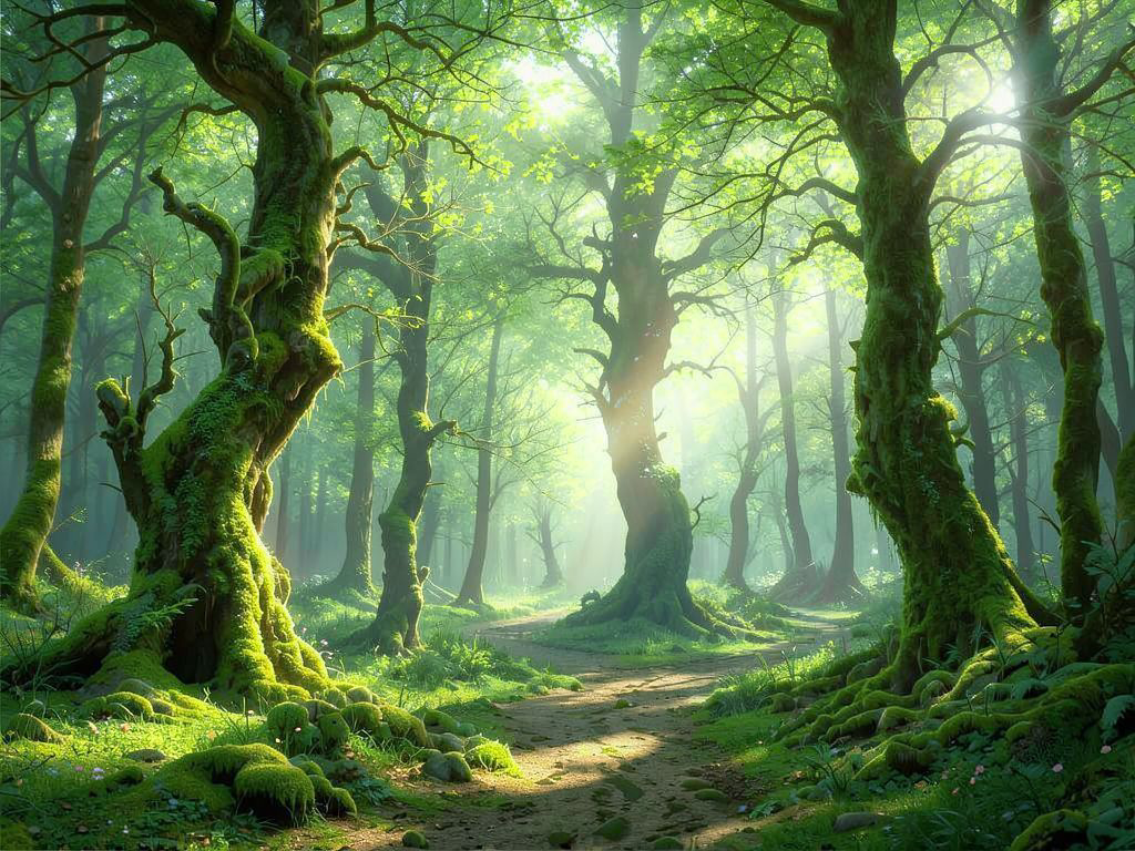 elven forest fantasy
